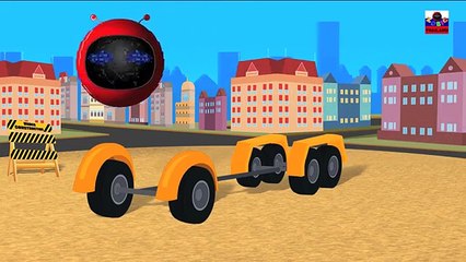 Zobic ปูนซิเมนต์ผสมรถบรรทุก _ การ์ตูนสำหรับเด็ก _ Toy Vehicles _ Zobic Cement Mixer