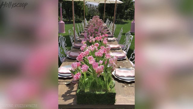 Kylie Jenner And Travis Scott Share ADORABLE Snaps Of Baby Stormi At Epic Kar-Jenner Easter Party