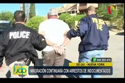 Autoridades de Nueva York continuarán con arrestos a indocumentados