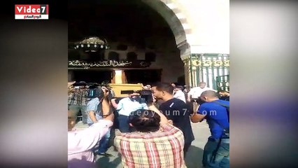 عبد الحكيم عبد الناصر أبرز الحاضرين فى تشييع جثمان الإذاعى أحمد سعيد