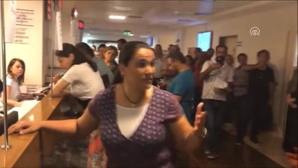 Denizli'de Hastanede Tatbikat