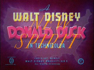 Donald Duck - The New Spirit  (1942)