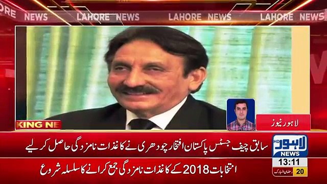 Former Chief Justice Contest Election against Imran Khan