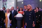 Inauguration de la saison France-Israël par Emmanuel Macron et Benyamin Netanyahou au Grand Palais
