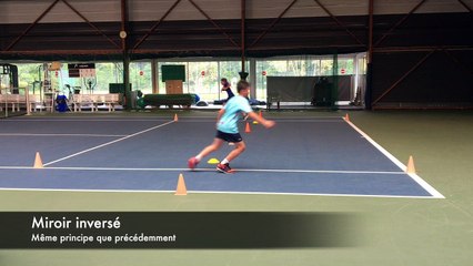 Jeux en miroir pour joueurs de tennis 9-10 ans