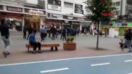 Bolu Hdp'liler ile Karşıt Görüşlü Grup Kavga Etti