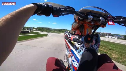 Longest KTM Wheelie (Almost Wrecked) + SS Burnout!