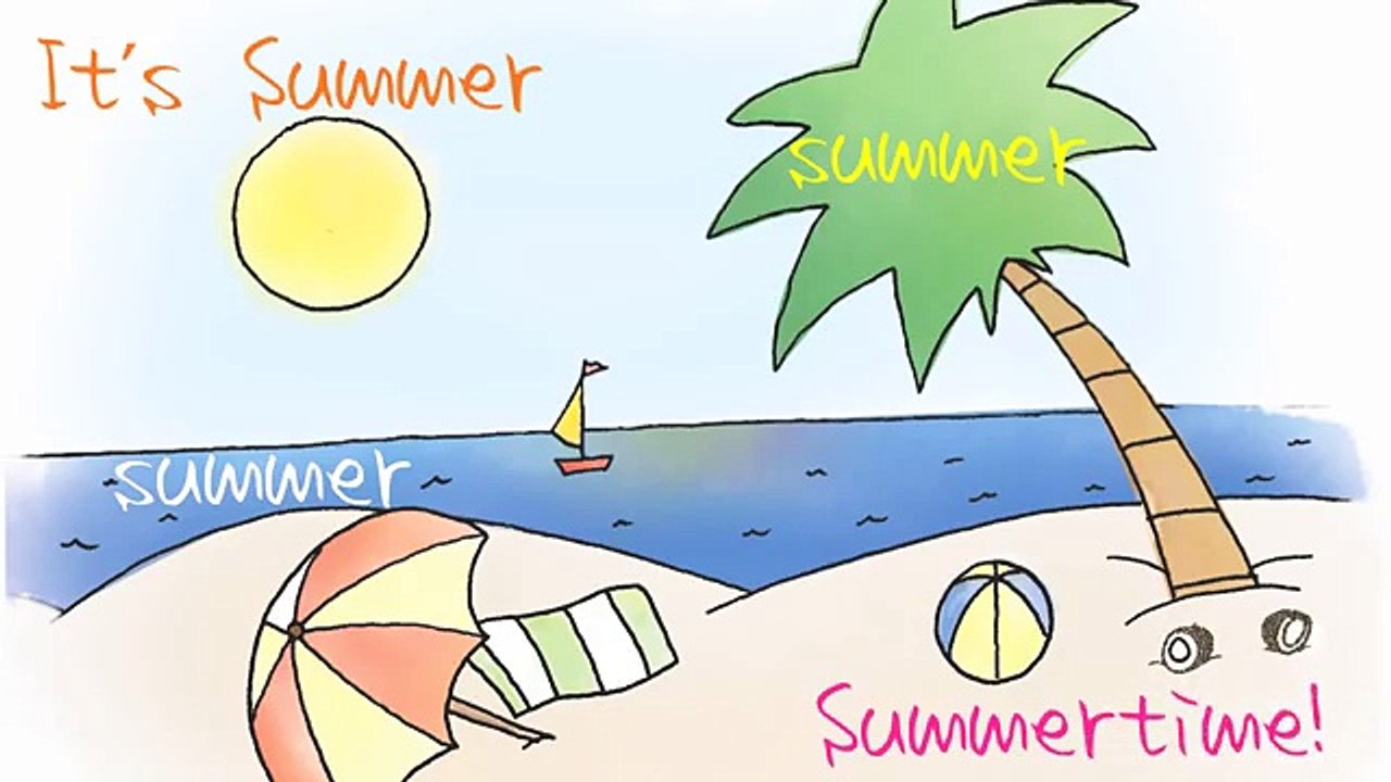 Original Kids Summer Song baby Learning