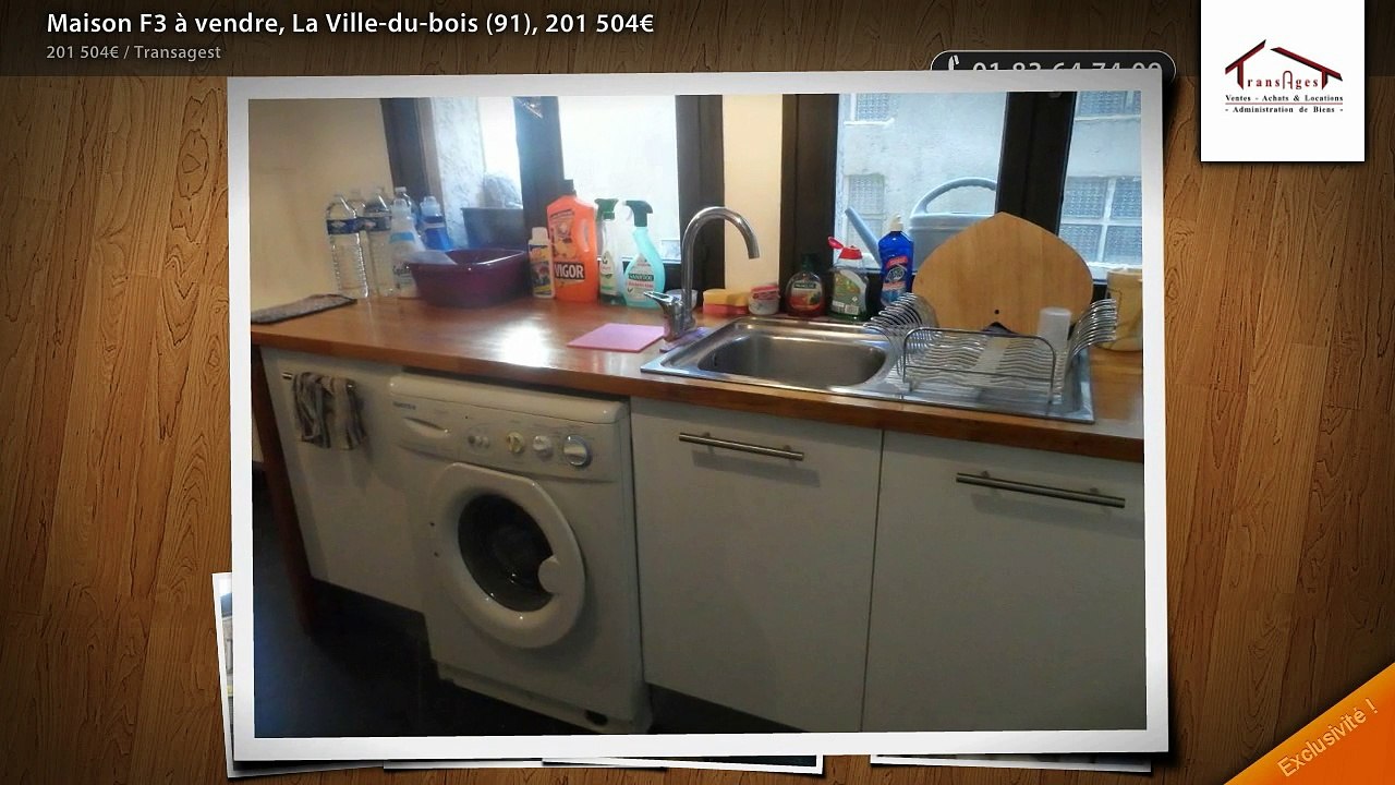 Maison F3 à vendre, La Ville-du-bois (91), 201 504€