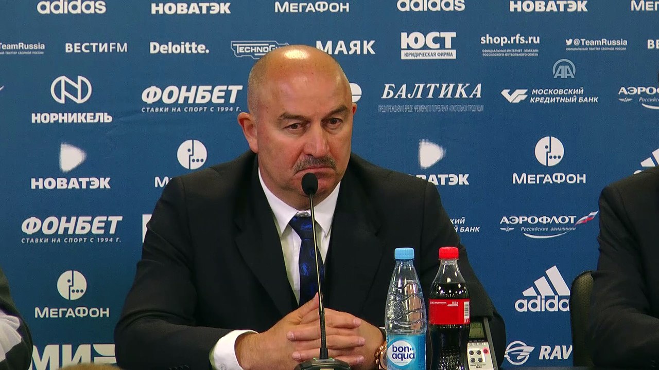 Rusya-Türkiye milli maçının ardından - Cherchesov - MOSKOVA
