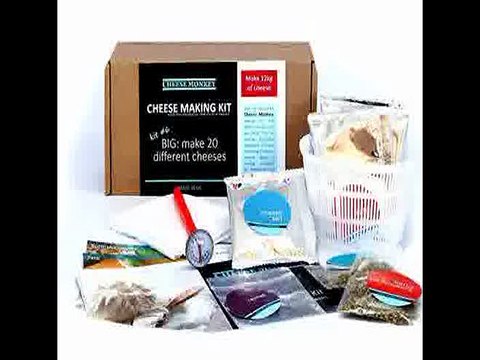 [- Cheese Making Kit - make 20 different artisan cheeses -]