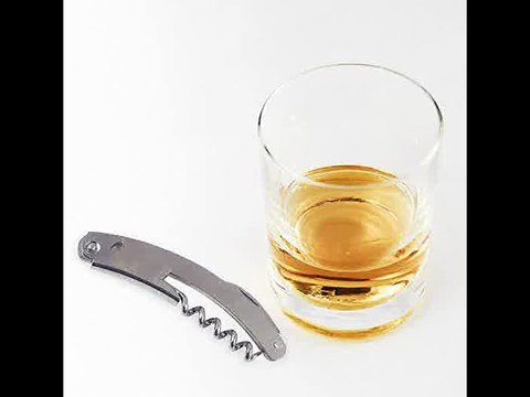 [- Deluxe 7 Piece Stainless Cocktail Steel Bar Set FREE Cocktail Recipe Book & Stand, Cocktail