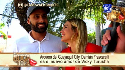 Arquero del Guayaquil City, Damián Frascarelli es el nuevo amor de Vicky Turusha