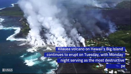 Lava in Hawaii Destroys Hundreds of Homes Overnight