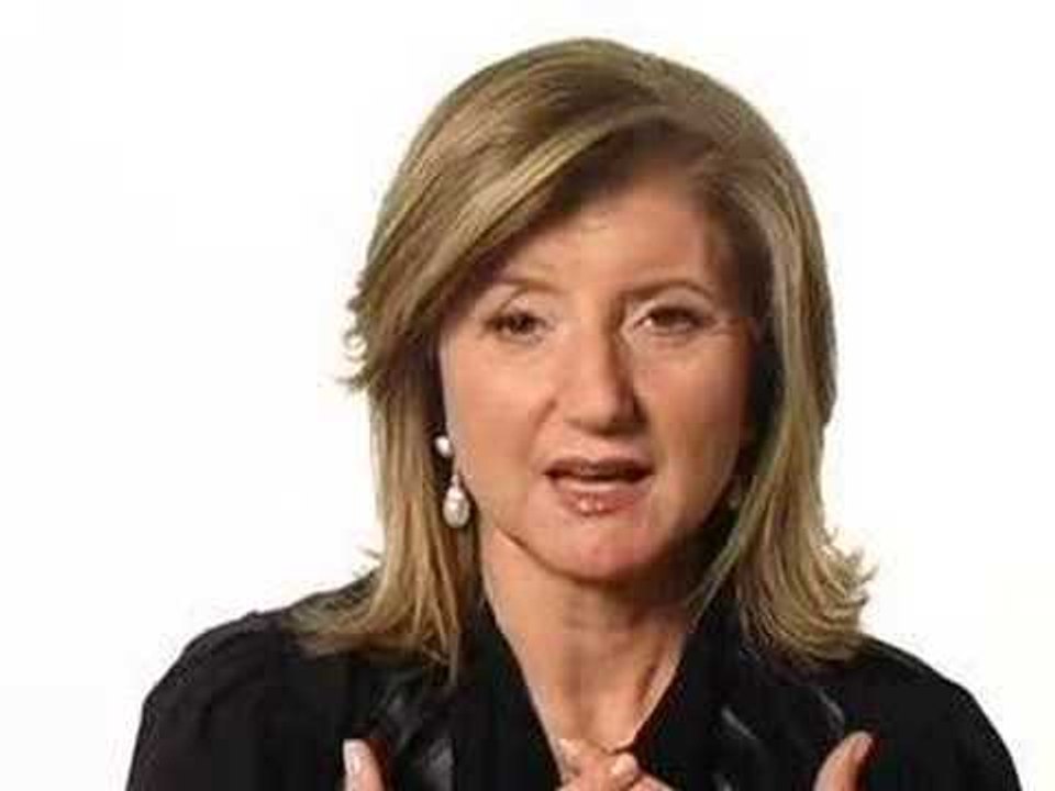 Arianna Huffington on the Huffington Post