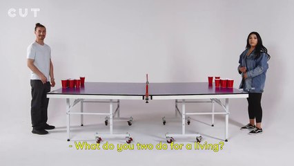 Ex High School Sweethearts Play Fear Pong (Eddie & Miriam) - Fear Pong - Cut