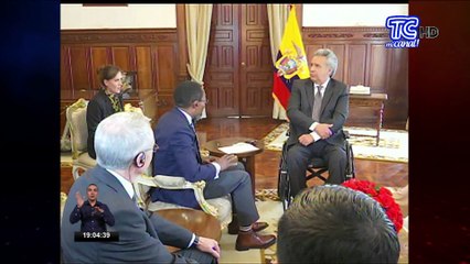 Presidente Moreno felicitó a Canciller Espinoza