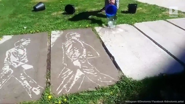 Norwegian Artist Creates Incredible Water-Repellent Paintings