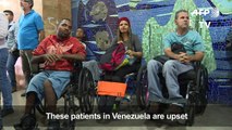 Venezuelans protest lack of medicines and supplies in hospitals