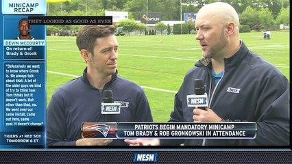 Tom Brady, Rob Gronkowski Look Good On First Day Of Mandatory Minicamp