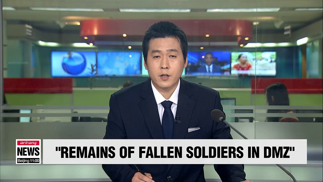 S. Korean President Moon to push for recovery of remains of fallen soldiers in DMZ