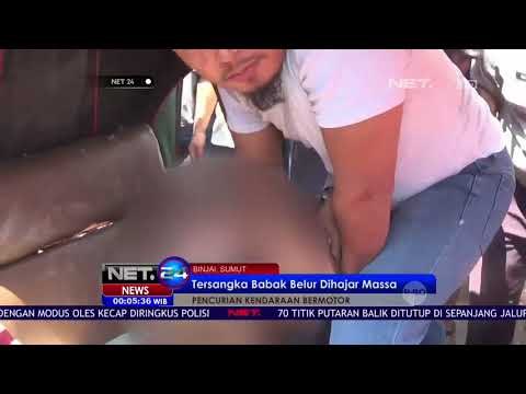 Nekat Mencuri di Keramaian, Pelaku Babak Belur NET24