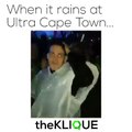 When it rains at Ultra South Africa and Cape Town has water shortages...Thanks Manty Lazarus for the submission!Join our Whatsapp group for memes and daily
