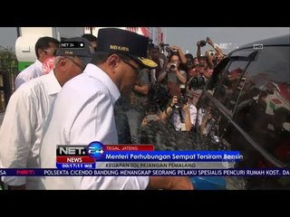 Menteri Perhubungan Tersiram Bensin saat Meninjau Kesiapan Tol Pejangan Pemalang NET24