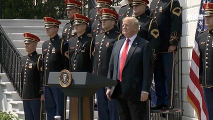 President Trump Sings And Leads A Celebration of America