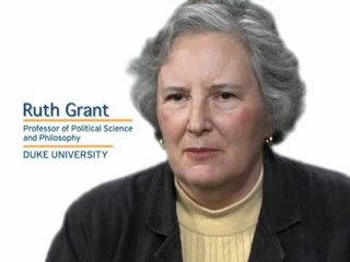 Ruth Grant says altruism is not always good