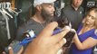Malcolm Jenkins holds up signs instead of speaking to media