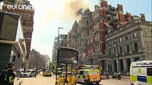 Incêndio no centro de Londres mobiliza mais de 100 bombeiros