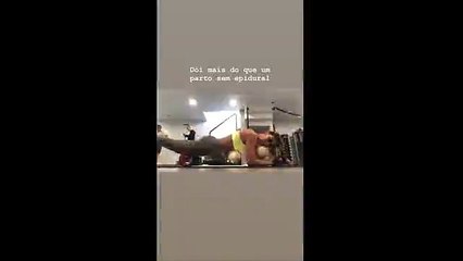 Carolina Patrocínio: "Dói mais do que um parto sem epidural"