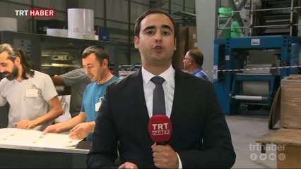 Oy pusulalarının basım alanı 24 saat kamerayla izleniyor
