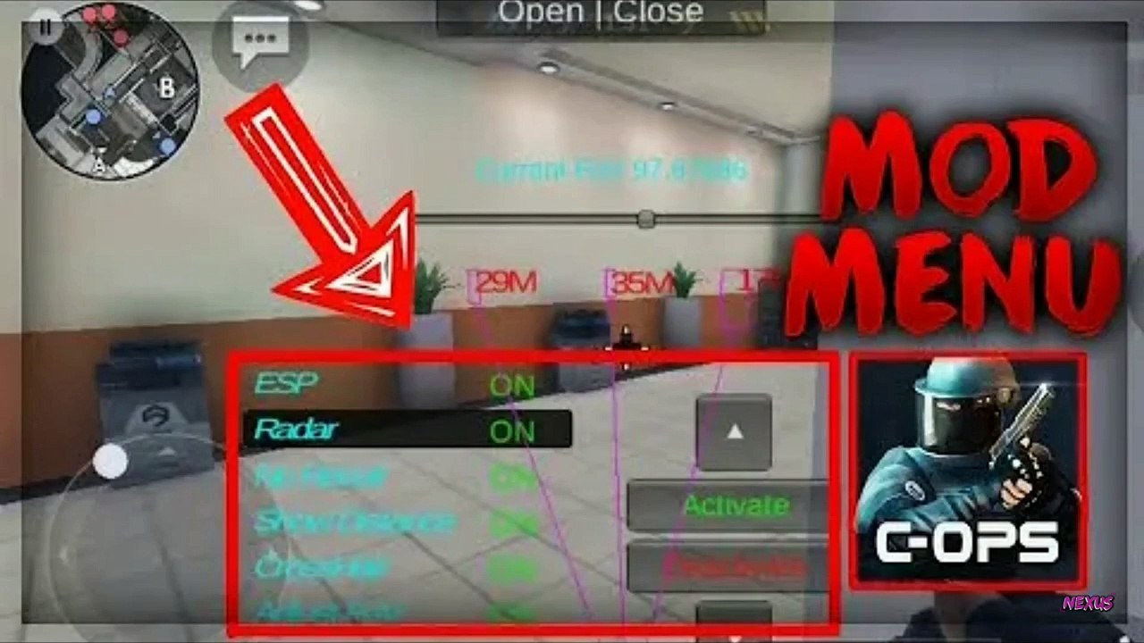 CRITICAL OPS MOD APK 0.9.8 F544 Mod Menu Hack & Cheats | No Root (Radar, Aimbot, Anti-Ban)