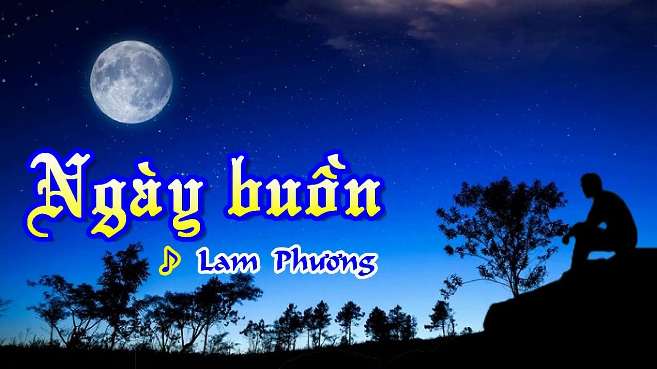 [Karaoke] NGÀY BUỒN - Lam Phương (Giọng Nam: Dm)
