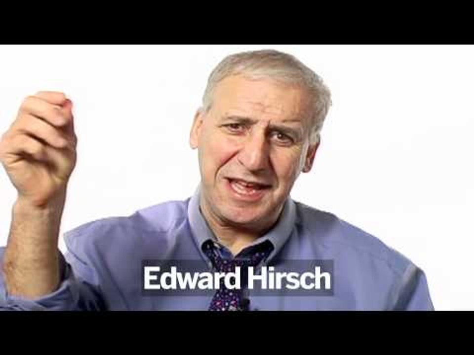 Big Think Interview With Edward Hirsch