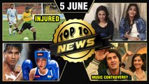 Ranbir Kapoor Injured, Sanju Music Controversy, Sonam Supports Swara, Shahid Kapoor | Top 10 News
