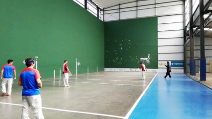 Frontenis previas campeonato de España Diocesano vs Rivas A set 1