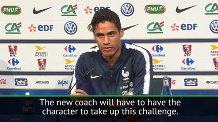 Real Madrid must find a coach with character - Varane