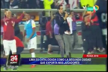 Lima es la segunda ciudad que más jugadores le da al Mundial Rusia 2018