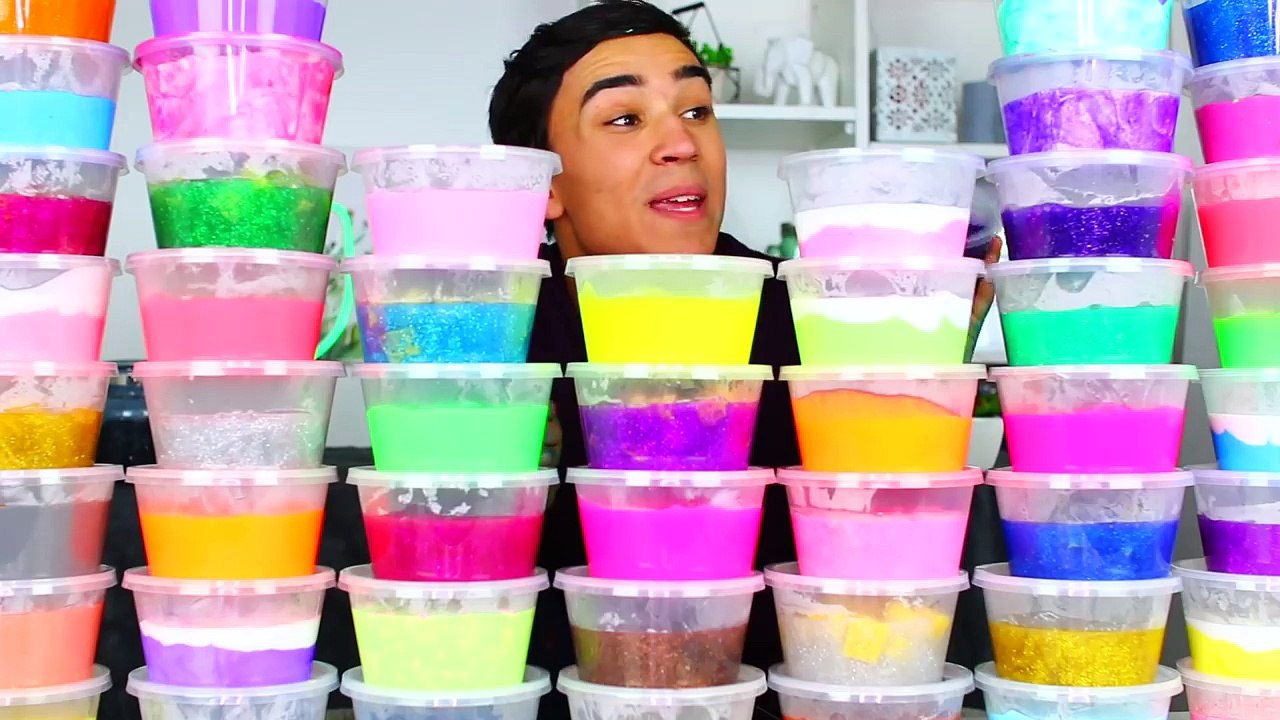 JE FAIS 100 SLIMES -!!   Concours ! JustJonathan