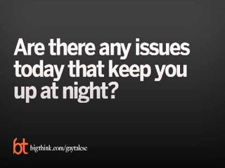 What Keeps Gay Talese Up at Night?