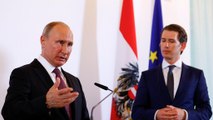 Putin beendet seinen Österreich-Besuch mit Kunst