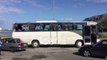 Ora News - Rrëshqitje gurësh në rrugën Lezhë-Shëngjin, goditet autobusi