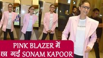 Veere Di Wedding: Sonam Kapoor का Pink Blazer और Black Denim में Cool Look | Boldsky