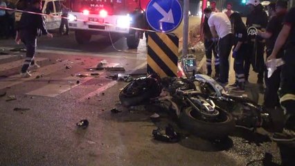 Otomobille Motosiklet Çarpıştı: 1 Ölü, 1 Yaralı
