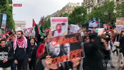 İsrail Başbakanı Netanyahu Paris'te protesto edildi