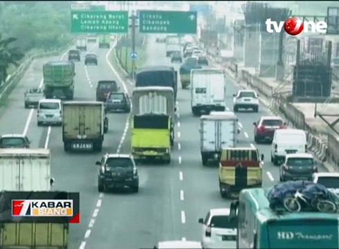 Tol Jakarta-Cikampek Masih Terpantau Lancar