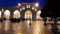 أجواء الفجر والشروق من المسجد الأقصى المبارك